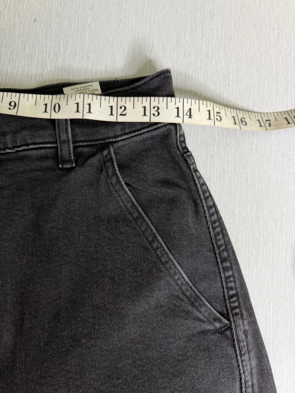 Everlane The Way-High Twist Curve Jean Washed Black Size 27NWOT